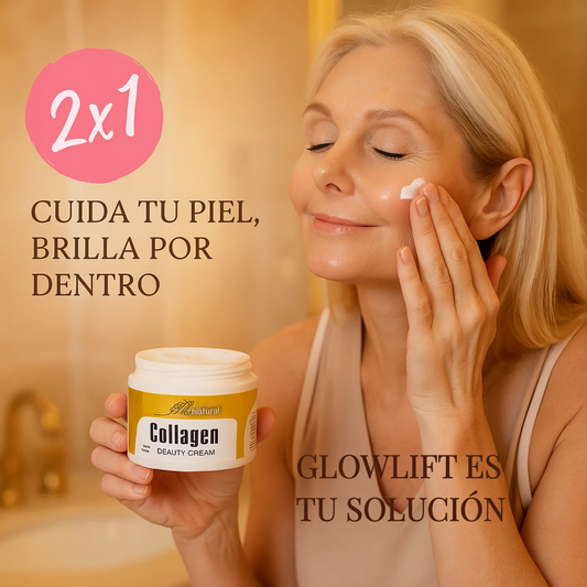 2X1 GLOWLIFT™ Crema Facial de Colágeno